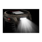 Garmin Fēnix 8 Pro 51 mm AMOLED Zafiro Gris Titanio con correa de Silicona Negra