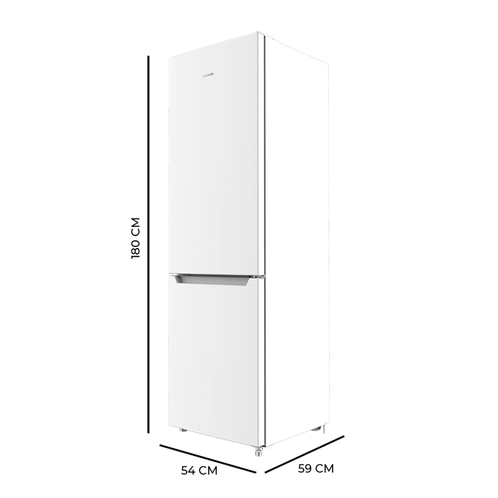 Frigorífico Bolero CoolMarket Combi 250 White E Frigorífico combi con nevera y congelador