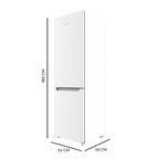 Frigorífico Bolero CoolMarket Combi 250 White E Frigorífico combi con nevera y congelador