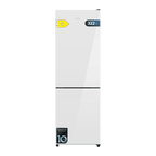 Bolero CoolMarket Combi 322i White Glass D Frigorífico combi con acabado cristal blanco