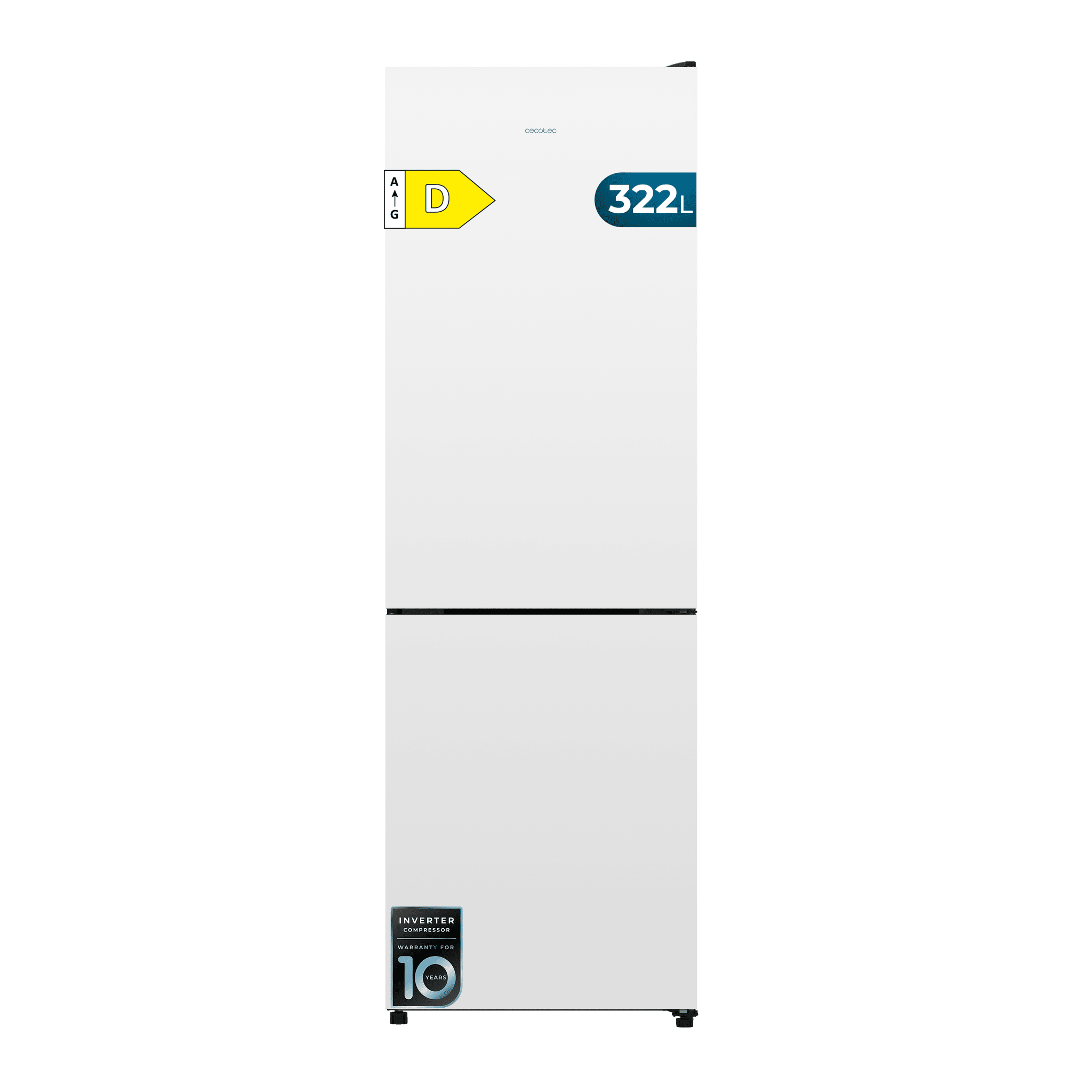 Bolero CoolMarket Combi 322i White D Frigorífico combi con acabado cristal blanco