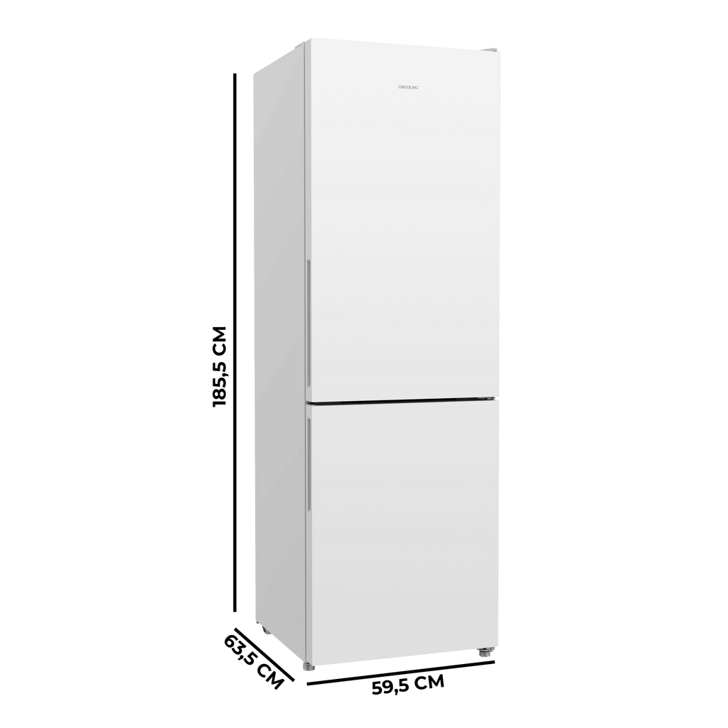 Bolero CoolMarket Combi 322i White D Frigorífico combi con acabado cristal blanco