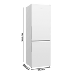 Bolero CoolMarket Combi 322i White D Frigorífico combi con acabado cristal blanco