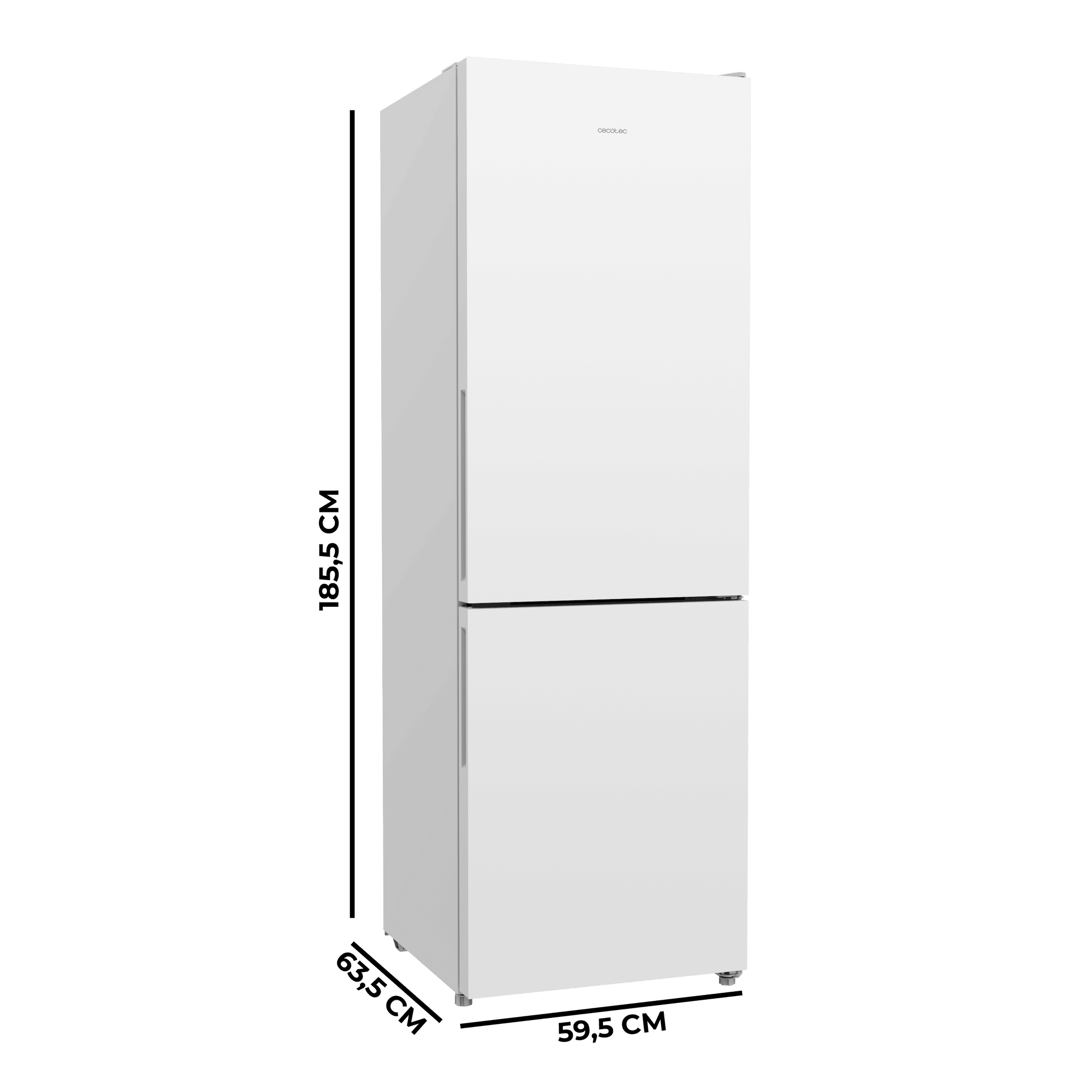 Bolero CoolMarket Combi 322i White D Frigorífico combi con acabado cristal blanco
