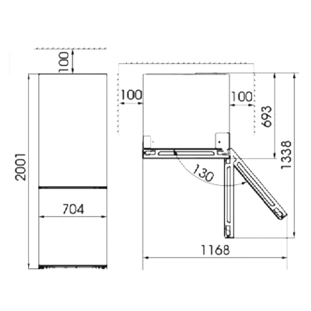 Frigorífico combi Cecotec Bolero CoolMarket Combi 495 Dark E