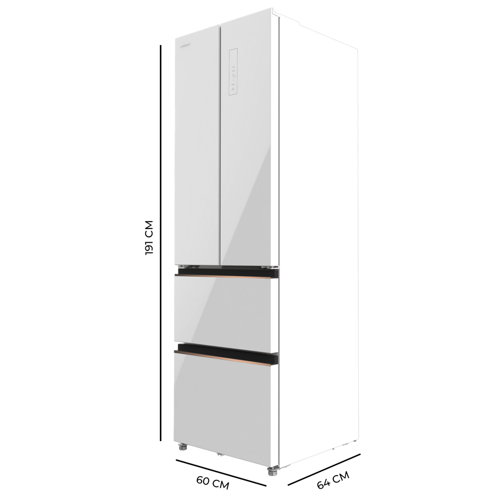Bolero CoolMarket Combi F2D 400 White Glass E Frigorífico Combi