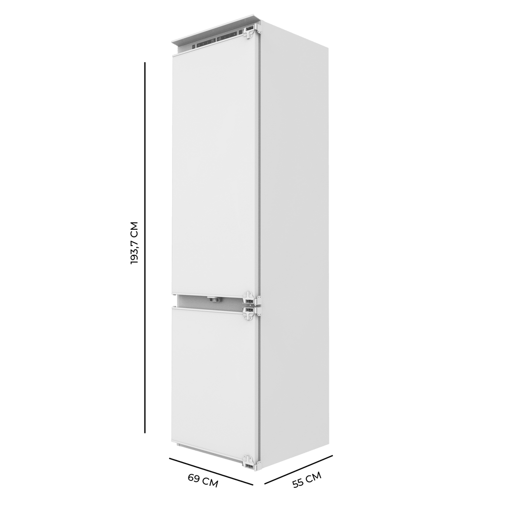 Bolero CoolMarket Combi BI-D FLW 341 E Frigorífico Combi
