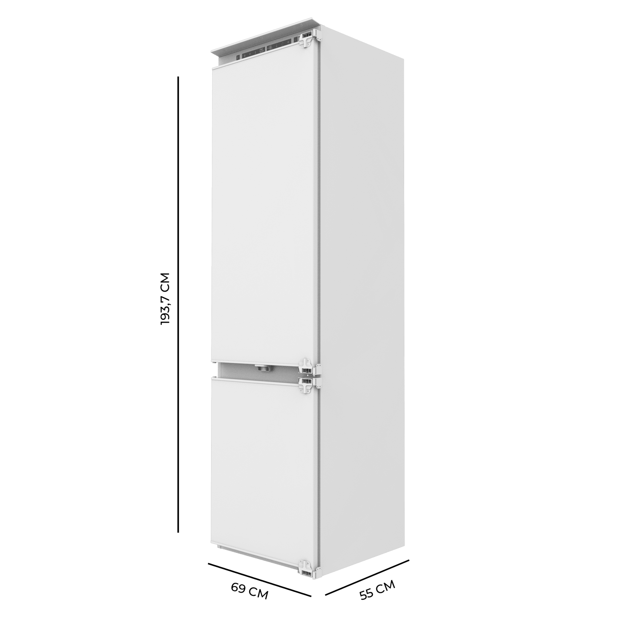 Bolero CoolMarket Combi BI-D FLW 341 E Frigorífico Combi