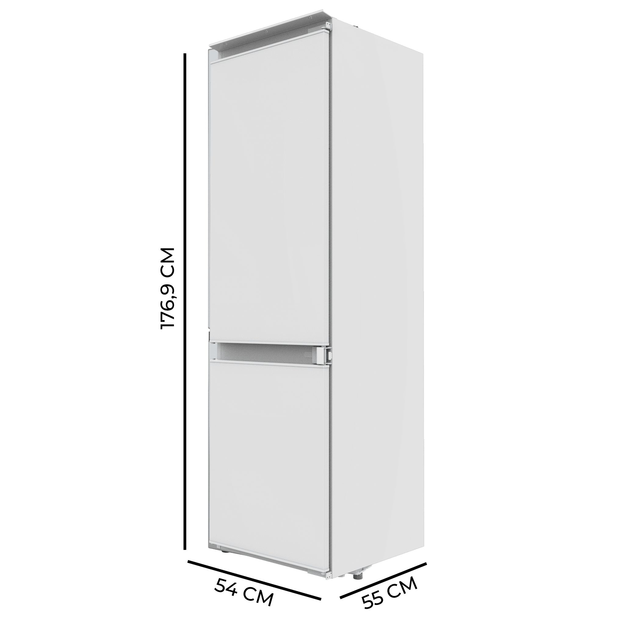 Bolero CoolMarket Combi BI-S DF 270 E Frigorífico combi