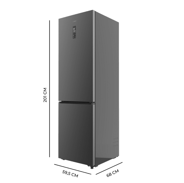 Bolero CoolMarket Combi 456 Dark C Frigorífico Combi