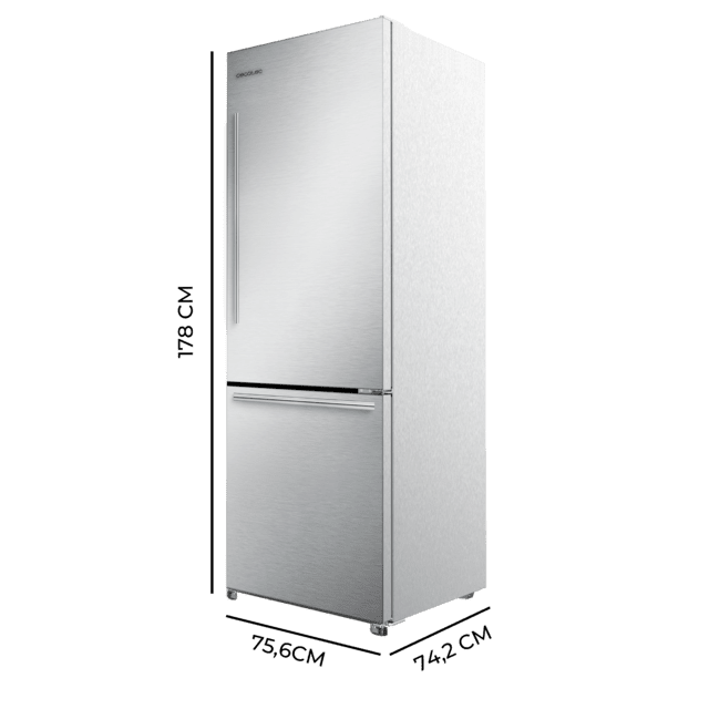Bolero CoolMarket Combi FD 499 Inox E Frigorífico Americano Combi