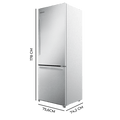 Bolero CoolMarket Combi FD 499 Inox E Frigorífico Americano Combi
