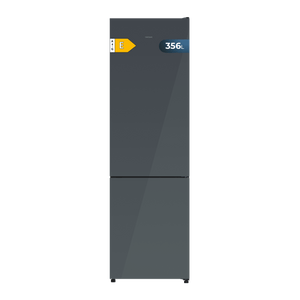 Bolero CoolMarket Combi 356i Grey Glass E Frigorífico Combi Cristal Gris