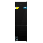 Bolero CoolMarket Combi 356i Black Glass D Frigorífico combi cristal negro
