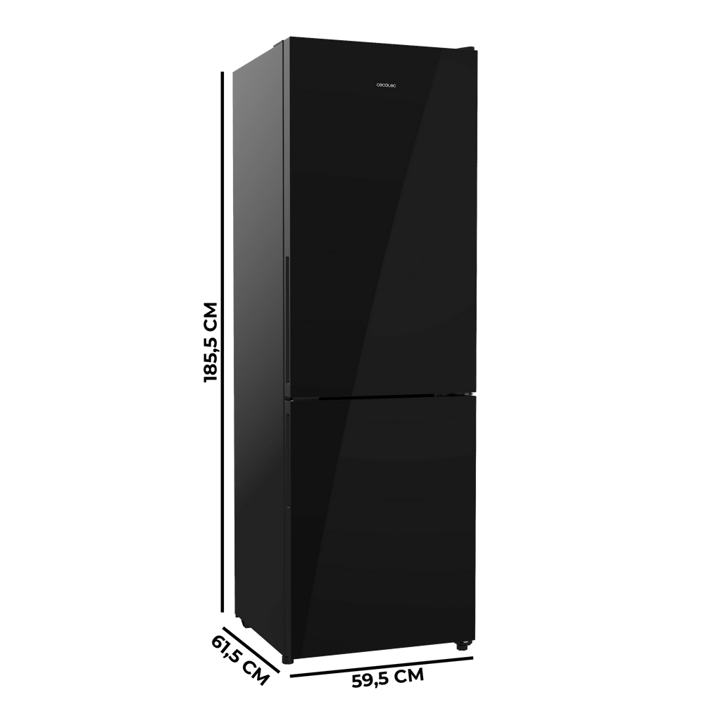 Bolero CoolMarket Combi 322i Black Glass D Frigorífico Combi