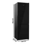 Bolero CoolMarket Combi 322i Black Glass D Frigorífico Combi