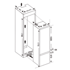 Bolero CoolMarket Combi BI-S MC 232 E Frigorífico combi Integrable