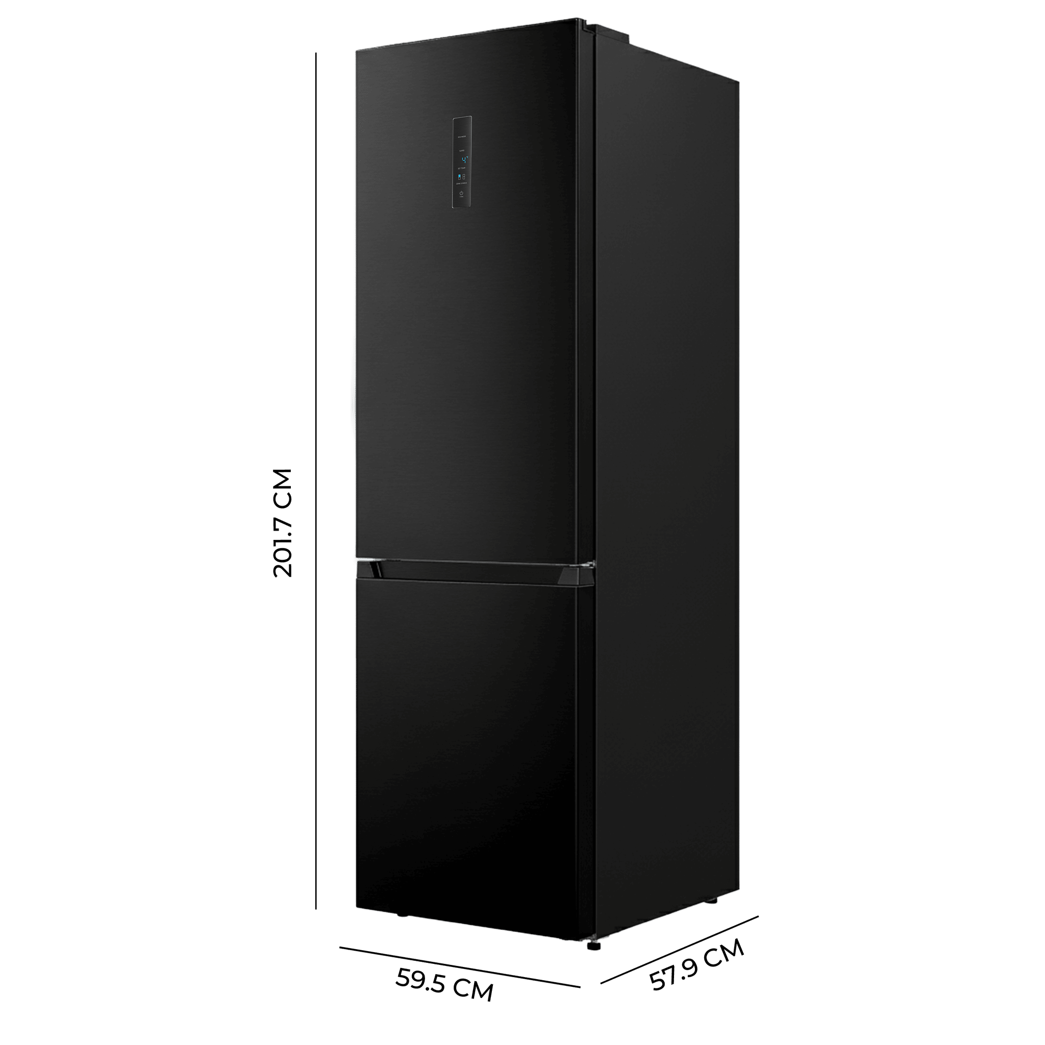 Bolero CoolMarket Combi 336 Dark A Frigorífico Combi