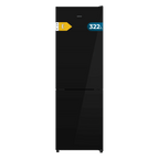 Bolero CoolMarket Combi 322i Black Glass E Frigorífico Combi