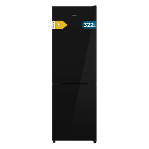 Bolero CoolMarket Combi 322i Black Glass E Frigorífico Combi