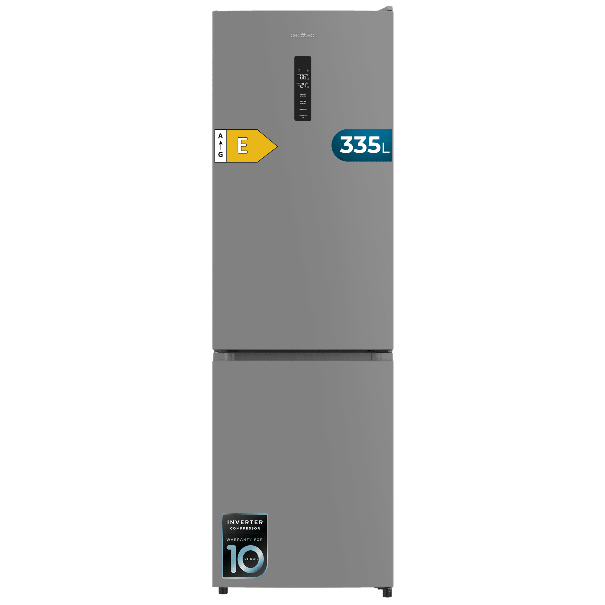 Bolero CoolMarket Combi 335 Grey E Frigorífico combi