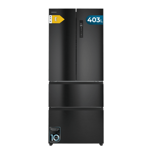 Bolero CoolMarket F2D 403 Dark E Frigorífico Puerta Francesa