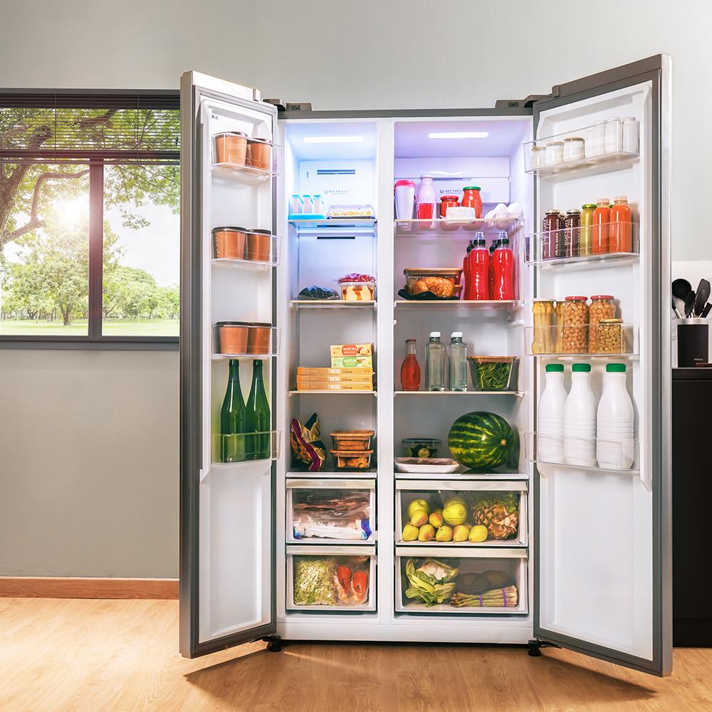 Frigorífico Americano Cecotec Bolero CoolMarket SBS 592 Inox
