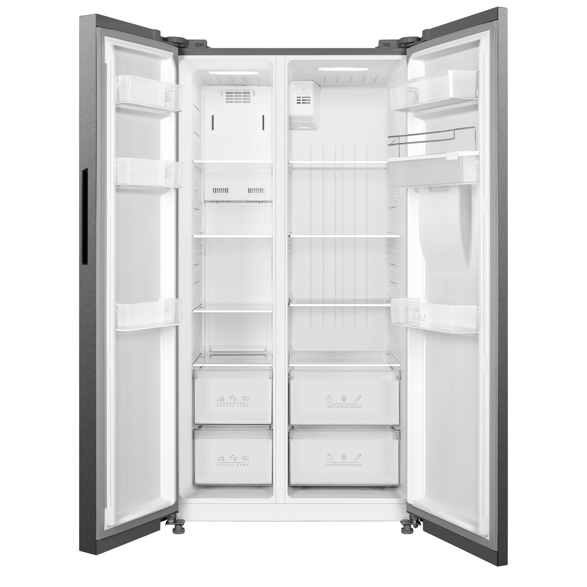 Bolero CoolMarket SBS 551 WD Inox E Frigorífico Americano