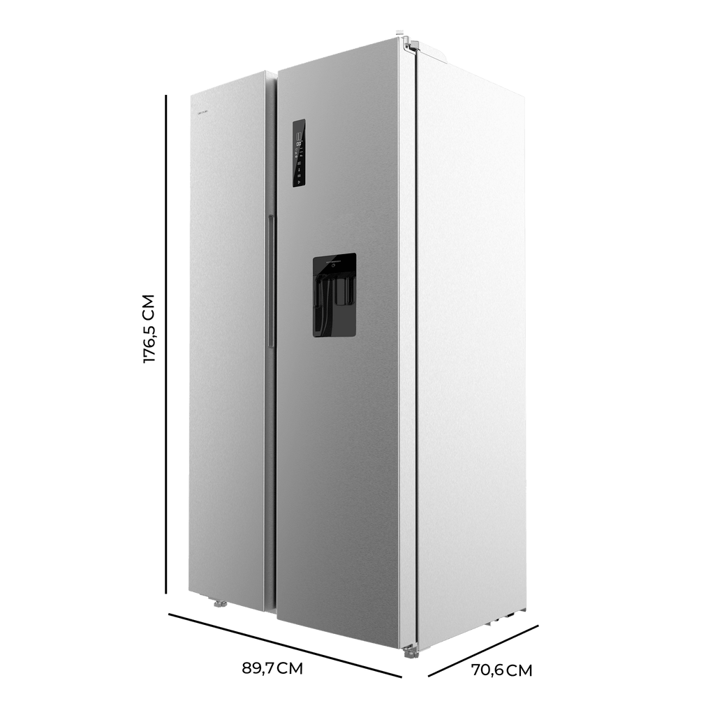 Bolero CoolMarket SBS 551 WD Inox E Frigorífico Americano