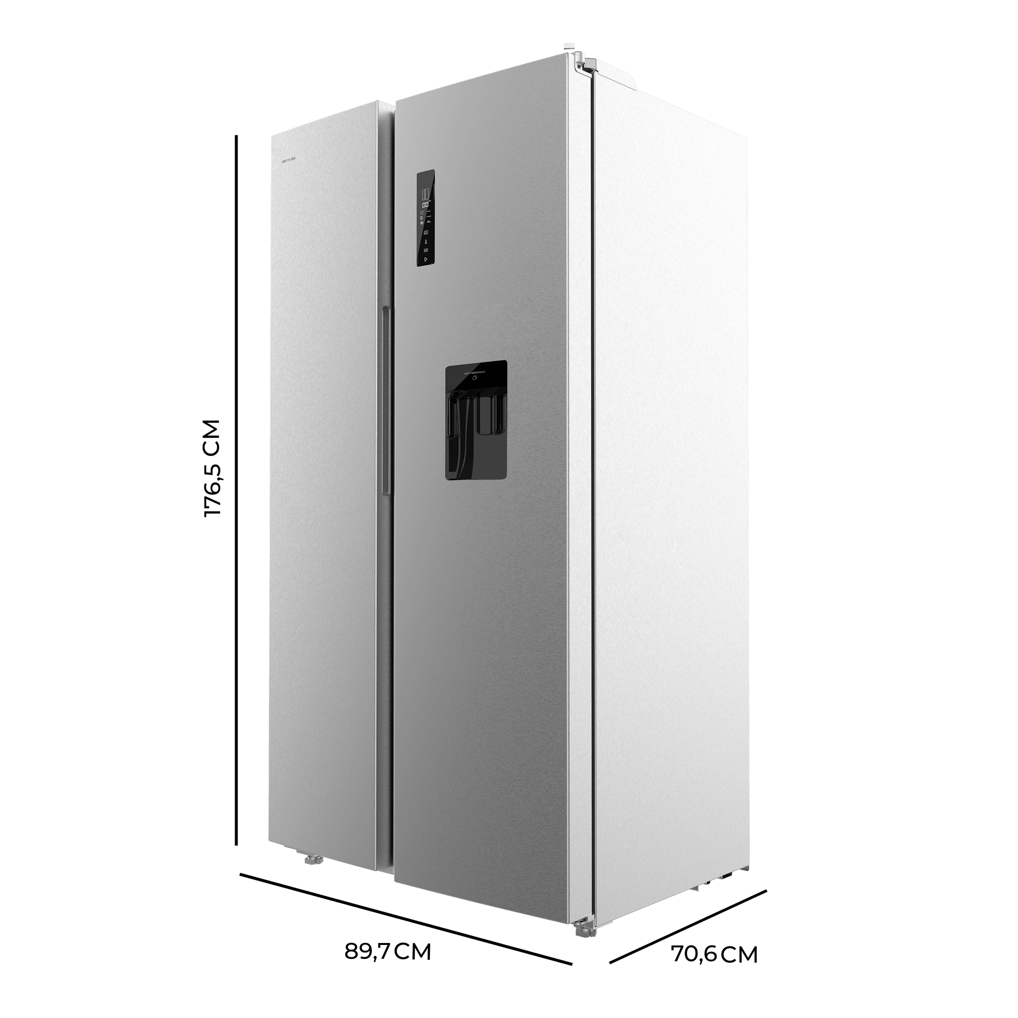 Bolero CoolMarket SBS 551 WD Inox E Frigorífico Americano