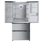 Bolero CoolMarket FD 436 WD Inox E Frigorífico puerta francesa