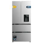 Bolero CoolMarket FD 436 WD Inox E Frigorífico puerta francesa