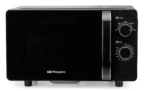 MICROONDAS ORBEGOZO MI2061CE 700W NEGRO 20L SIN PLATO 5 NIVELES LUZ LED TEMPORIZADOR