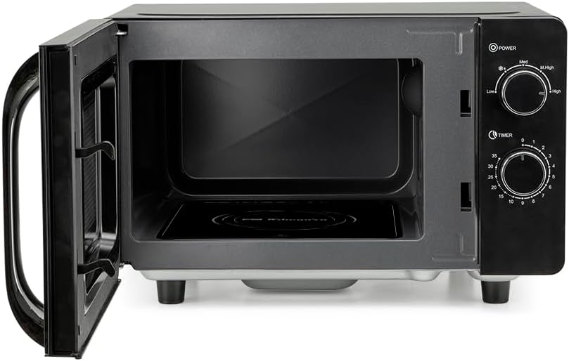 MICROONDAS ORBEGOZO MI2061CE 700W NEGRO 20L SIN PLATO 5 NIVELES LUZ LED TEMPORIZADOR