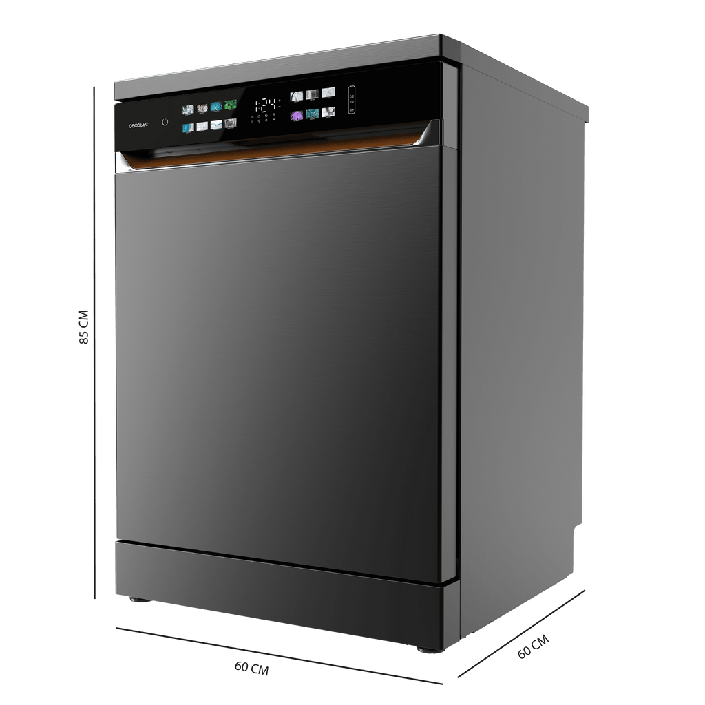 Bolero Aguazero 6900 Dark Lavavajillas dark inox de 15 cubiertos