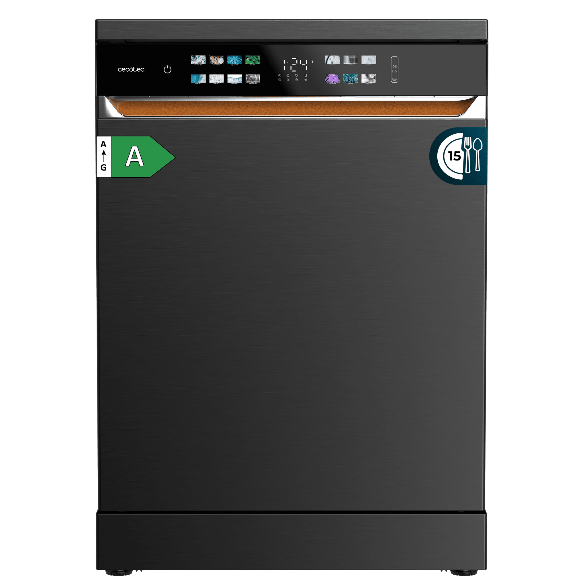 Bolero Aguazero 6900 Dark Lavavajillas dark inox de 15 cubiertos
