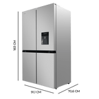 Bolero CoolMarket 4D 564 Inox E Frigorífico americano 4 puertas