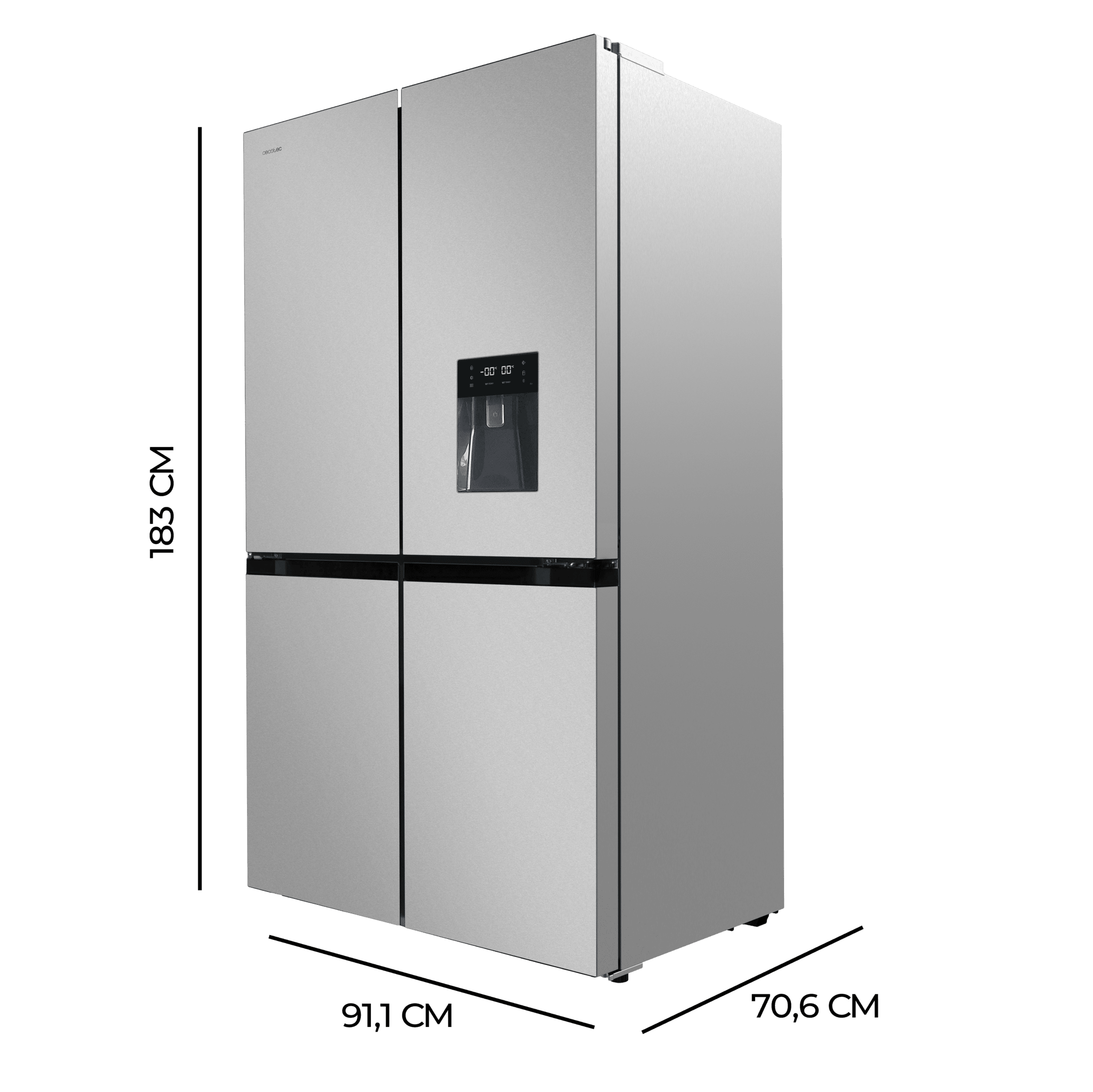 Bolero CoolMarket 4D 564 Inox E Frigorífico americano 4 puertas