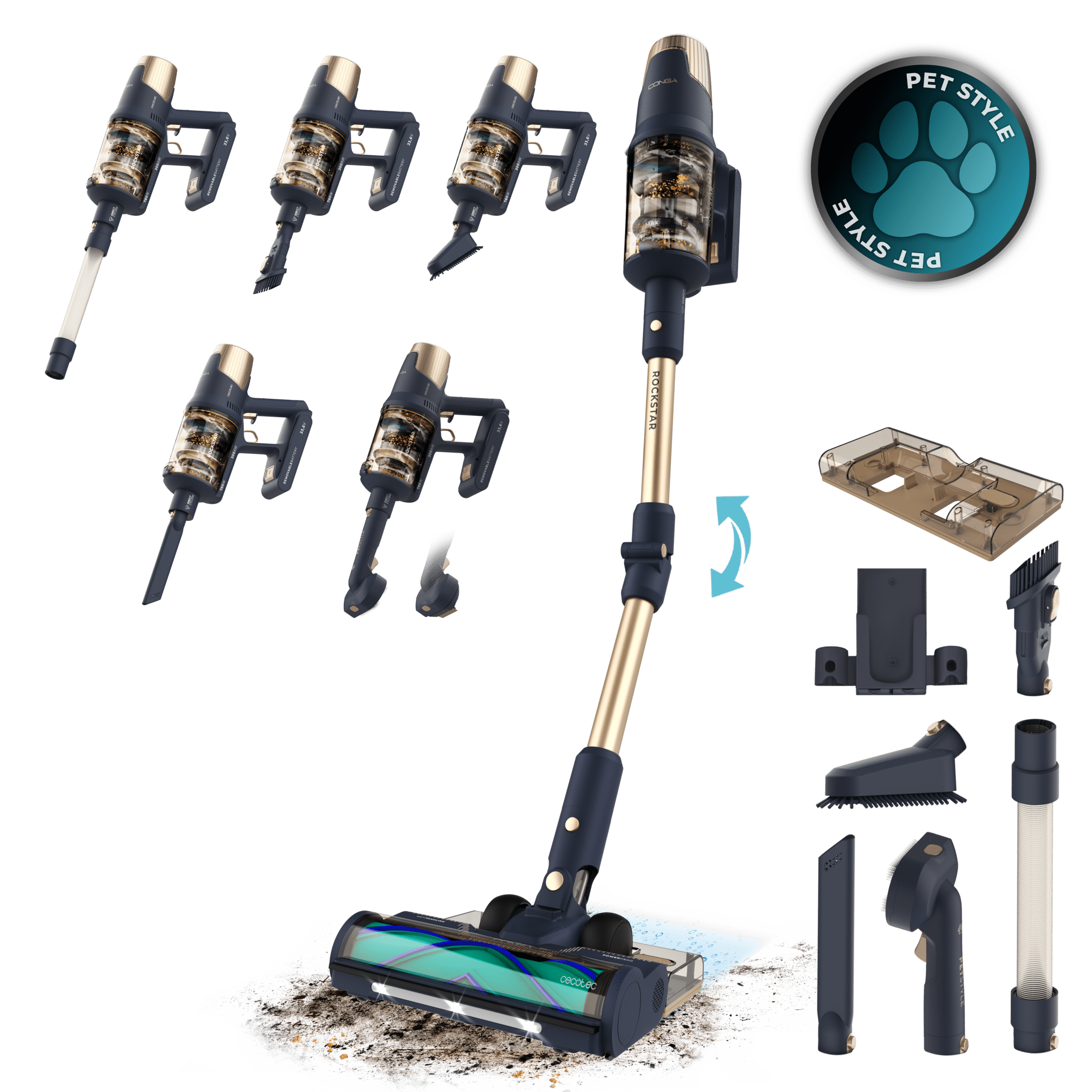 RX70 AquaPet Flex aspirador sin cables