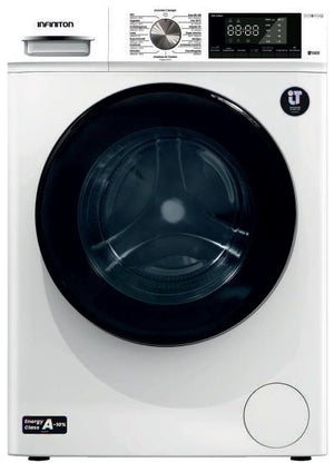 LAVADORA INFINITON WMS14BAL BLANCA 10KG 1400RPM FUNCION VAPOR CLASE A-10% 15 PROGRAMAS DISPLAY LED CONTROL ELECTRONICO INVERTER