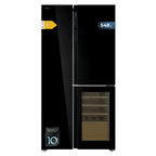 Bolero CoolMarket TDW 548 Black Glass E Frigorífico