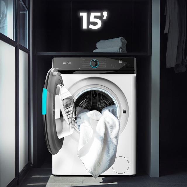 Bolero DressCode 8450 Inverter Lavadora blanca de 8 kg de capacidad