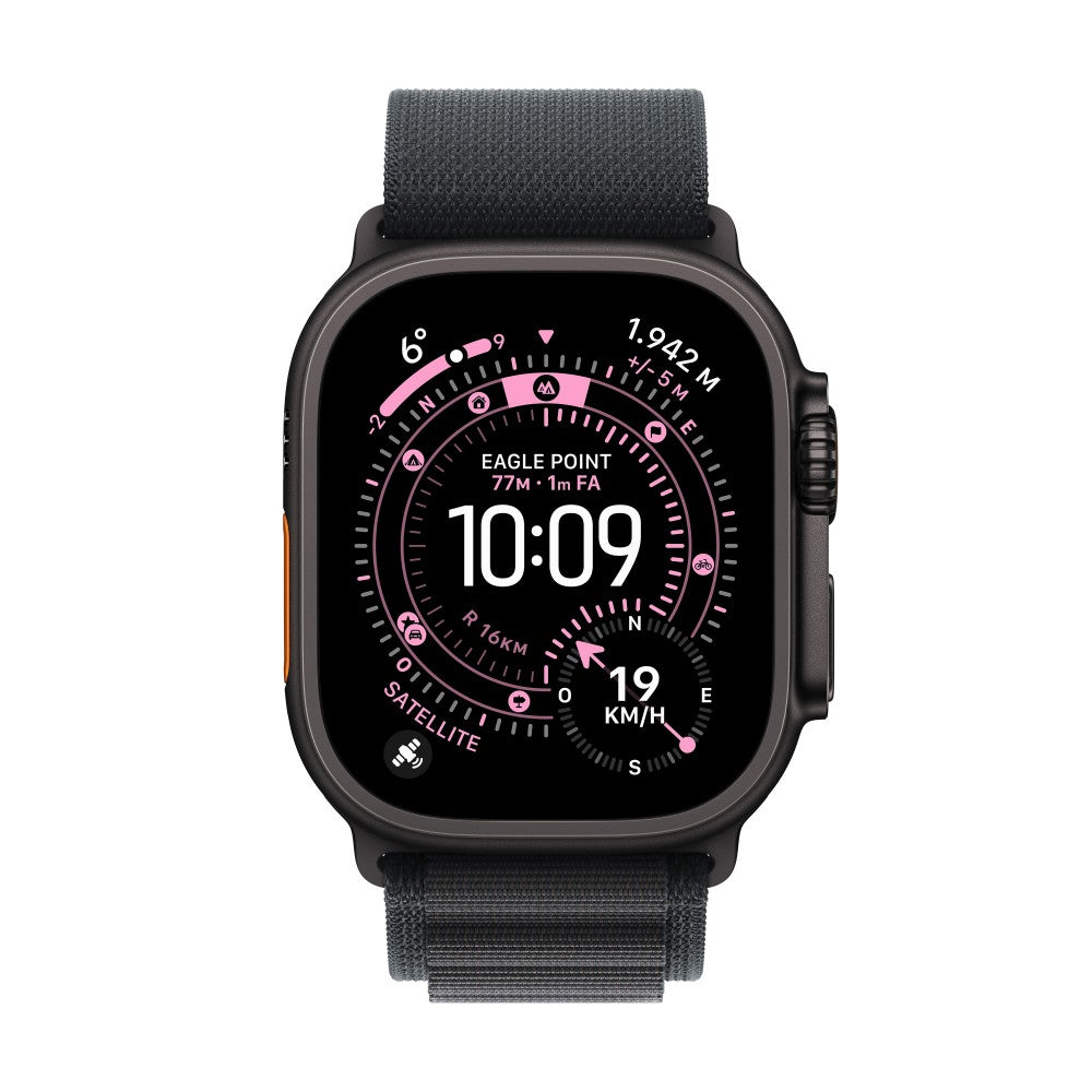 Apple Watch Ultra 3 GPS + Cellular 49mm Black Titanium Case Black Alpine Loop - L