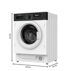 Bolero DressCode 740 BI Inverter A Lavadora integrable de 7 kg