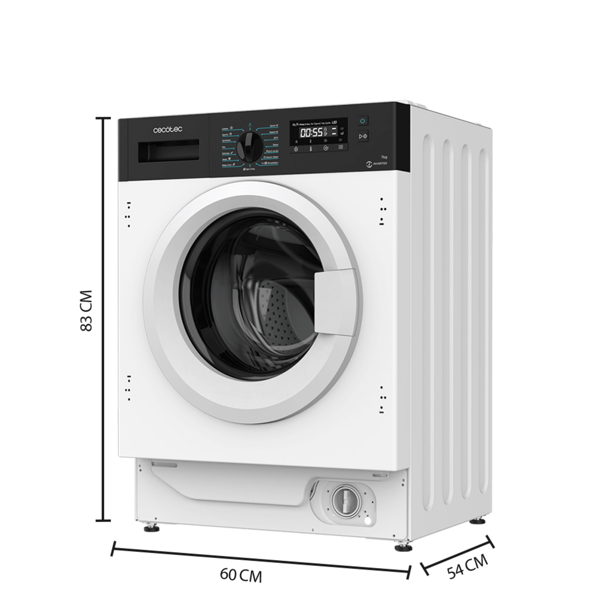 Bolero DressCode 740 BI Inverter A Lavadora integrable de 7 kg