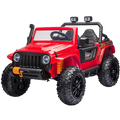 Todoterreno 12V Rojo - Coche eléctrico para niños