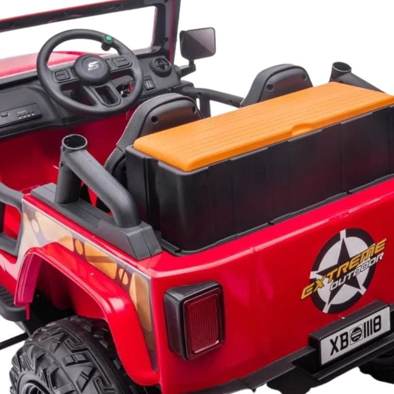 Todoterreno 12V Rojo - Coche eléctrico para niños