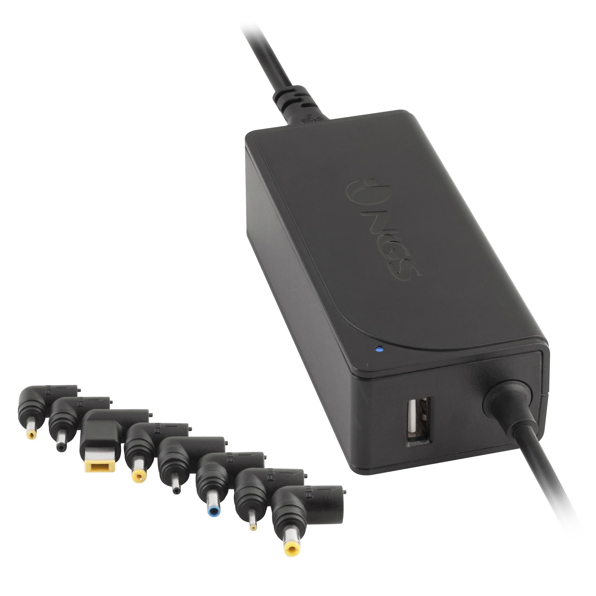 W-70W adaptador e inversor de corriente Interior Negro