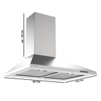 Bolero Flux PM 604000 Inox A Campana Extractora Piramidal