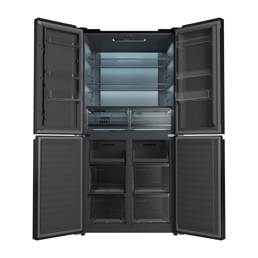 Bolero CoolMarket 4D 503 Black Glass E Frigorífico 4 Puertas